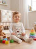 TupTam Baby Strampler mit Aufdruck Spruch 5er Pack in grau/grün