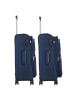 D&N Travel Line 6704 4-Rollen Kofferset 3tlg. in blau