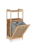 relaxdays Badregal mit Wäschekorb - (B)40 x (H)95 x (T)30 cm