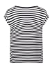 Betty Barclay Blusenshirt mit Aufdruck in Dunkelblau/Weiß
