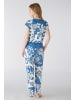 Oui Jumpsuit Slinky Touch Qualität in blue white