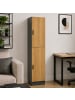 VCM  Mehrzweckschrank Büro Wohnzimmer Dilos 183 x 38 cm in Anthrazit / Honig-Eiche