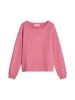 Marc O'Polo DfC Sweatshirt relaxed garment-dyed in Berry Rose