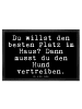 Mr. & Mrs. Panda Bodenvorleger Du willst den besten... mit Spruch in Schwarz