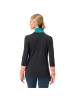 Vaude WOMENSMONVISOWOOL HALFZIP SHIRT in Schwarz
