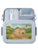 Mr. & Mrs. Panda Bento Box Wombat Design ohne Spruch in Blau Pastell