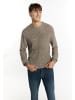 MO Herren Pullover in Oliv Mehrfarbig