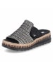 rieker Pantolette in schwarz