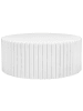 Beliani Couchtisch POZZA in Weiß - (W) 117 x (H) 42 x (L) 117 cm