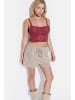 NO MATTER WHAT Crop Top in Bordeaux
