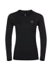 Odlo Unterhemd SUW TOP Crew neck l/s NATURA in Schwarz