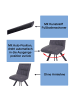 MCW 2er-Set Esszimmerstuhl J69 drehbar Auto-Position, Anthrazit