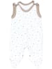 TupTam Baby Mädchen Strampler mit Fuß 3er Pack in weiß/beige