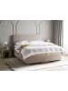 Beliani Boxspring Bett MAJOR in Beige - (W) 171 x (H) 109 x (L) 212 cm