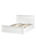 Beliani Doppelbett LAMBRES in Weiß - (W) 150 x (H) 93 x (L) 210 cm