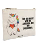 Mr. & Mrs. Panda Schminktasche Einhorn Herz mit Spruch in Weiß