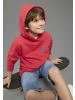 H.I.S. Kapuzensweatshirt in rot meliert