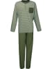 Erwin Müller Single-Jersey Schlafanzug in olivgrün
