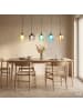home24 home24 Pendelleuchte aus Glas und Metall in Mehrfarbig - 15 x 109 x 150 cm in Multicolor