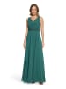 Vera Mont Abendkleid mit Plissee in Dark Emerald