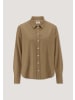 Hessnatur Hessnatur Flanell Bluse Relaxed aus Bio-Baumwolle mit TENCEL™ Lyocell in camelbraun