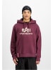 Alpha Industries Alpha Industries Kapuzenpullover in deep maroon