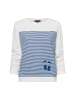 Franco Callegari Sweatshirt in ecru blau - 0003