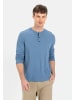 Camel Active Henleyshirt aus zertifiziertem Organic Cotton in Blau