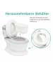 fillikid Mini Toilette mit Fach Exklusiv in Grau Weiß