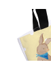 Mr. & Mrs. Panda Stofftasche Hasen Muschel ohne Spruch in Gelb Pastell