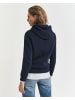 Gant Tonal Shield Hoodie in Evening Blue
