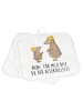 Mr. & Mrs. Panda 2er Set Topflappen  Bären mit Hut mit Spruch in Weiß