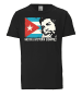 Logoshirt T-Shirt Che Guevara - Cuban Flag in schwarz