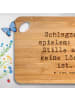 Mr. & Mrs. Panda Snackbrett Spruch Schlagzeug Magie mit Spruch in Braun