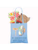 Mr. & Mrs. Panda Tote Bag Schulanfang Inspiration mit Spruch in Sky Blue