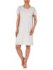 NORMANN Nachthemd kurzarm print - 45225 in grau