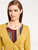 Heine Feinstrickjacke in senfgelb