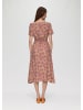 QS Kleid in 83A0_hellbraun