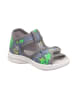 superfit Sandale POLLY in Grau/Mehrfarbig