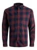 Jack & Jones Hemd Slim Fit JJEGINGHAM in Rot-2