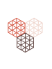 Zone Denmark Untersetzer Triangles in Burned Red/Rose/Kalamata