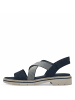Tamaris Plateau Sandalen für Damen in blau