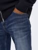 Only&Sons Slim Fit Jeans Basic Hose Denim Pants ONSLOOM Stoned Washed in Blau-4