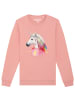 wat? Apparel Sweatshirt Flash, the unicorn in Canyon Pink