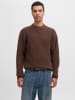 Jack & Jones Strickpullover in Deep Mahogany
