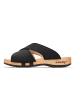 Woody Sandale in schwarz