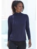 LASCANA Stehkragenshirt in navy
