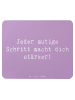 Mr. & Mrs. Panda Mouse Pad Spruch Angst überwinden mit Spruch in Lavendeltraum