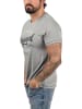 BLEND Rundhalsshirt in grau