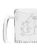 Mr. & Mrs. Panda Gravur Bierkrug Fuchs Mama mit Spruch in Transparent